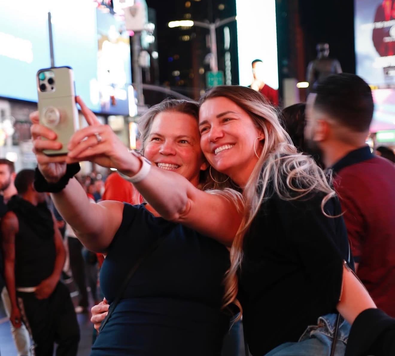 Eliane e Luciane em Nova York