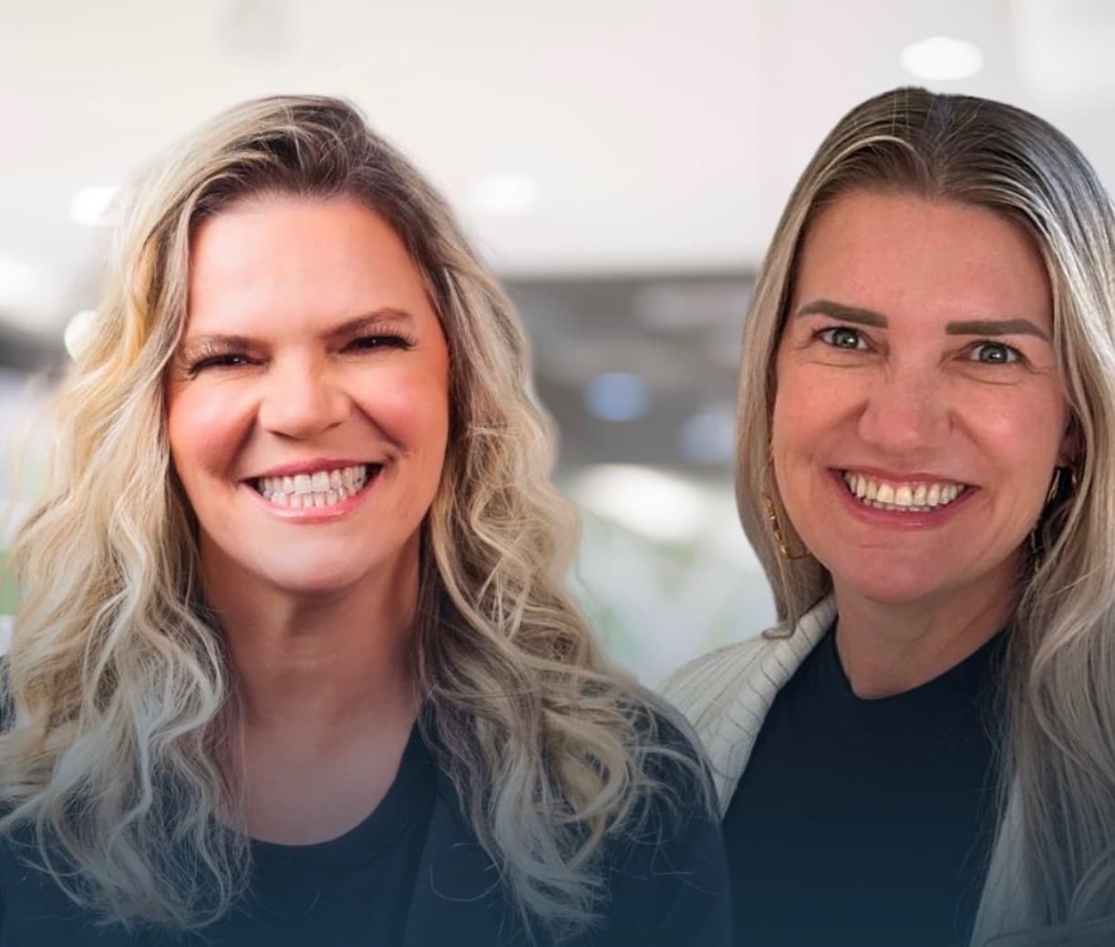 Eliane Farmer e Luciane Chaifetz, juntas